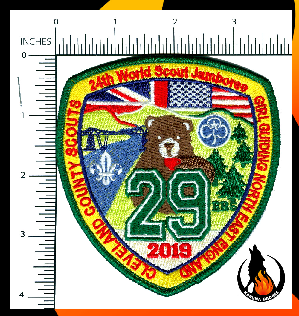 24th World Scout Jamboree 2019 Patch UK Unit 20 Sherlock Homies Badge 